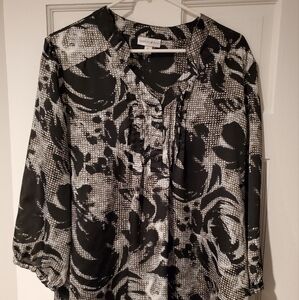Black and White Women's Top